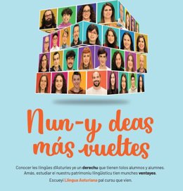 Campaña matriculación en llingua asturiana o gallego-asturianu.