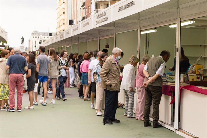 Celebración de edición anterior de la Feria del Libro de León