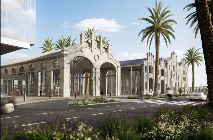 Archivo - Recreación de la terminal de pasajeros en el Puerto de Valncia