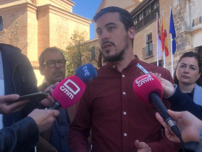 El candidato a la Junta por Unidas Podemos, José Luis García Gascón