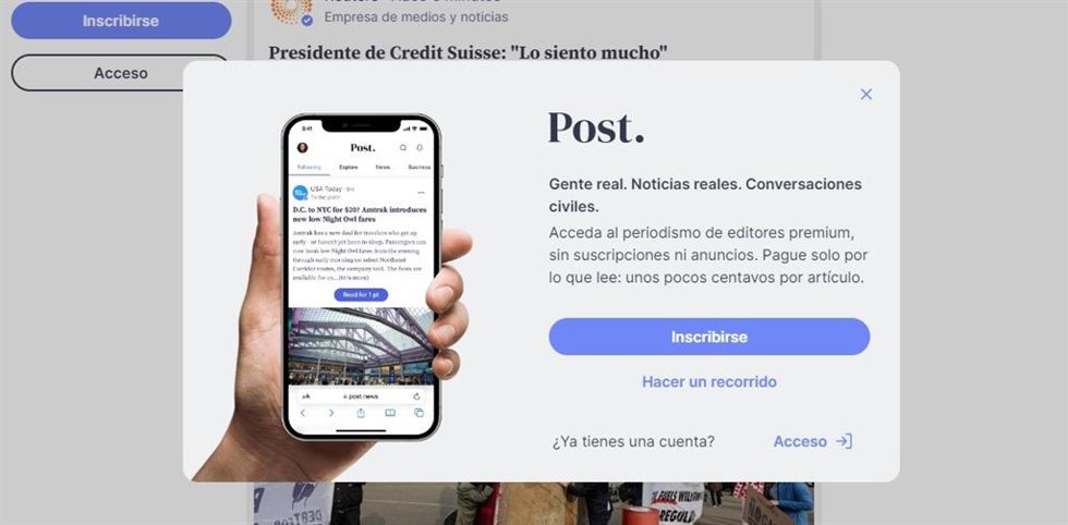 La plataforma Post News lanza su versión beta pública.