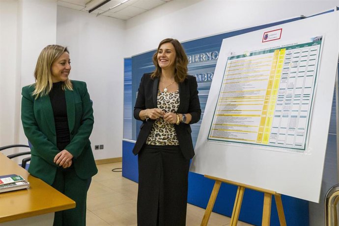 La consejera de Presidencia, Interior, Justicia y Acción Exterior, Paula Fernández, informa, en rueda de prensa, de la convocatoria de las elecciones autonómicas que  se celebrarán el 28 de mayo.