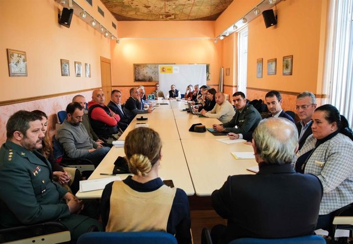 Junta de Seguridad celebrada con motivo de la apertura de la Puerta del Perdón