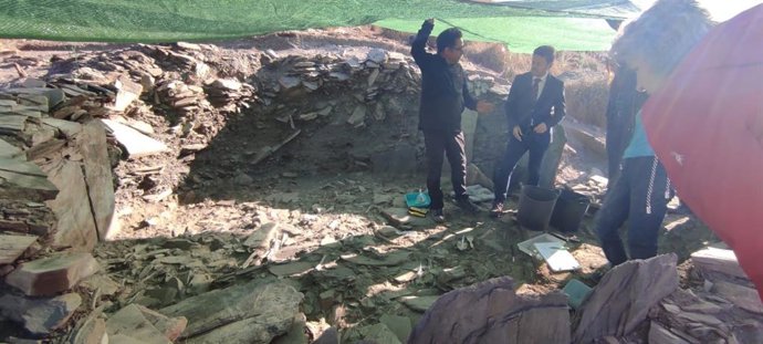 Estudios arqueológicos en la necrópolis megalítica de Los Milanes de Abla (Almería).
