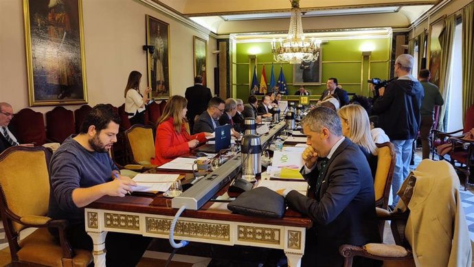 Pleno del Ayuntamiento de Oviedo.