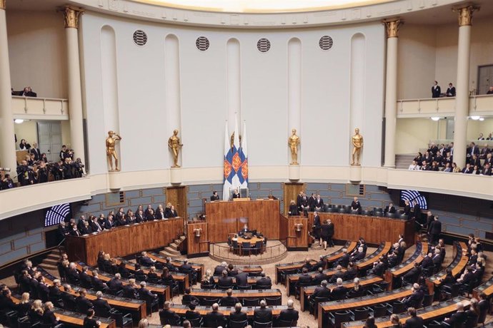 Archivo - Vista general del Parlamento de Finlandia