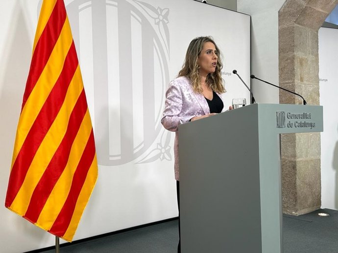 La portavoz del Govern, Patrícia Plaja.