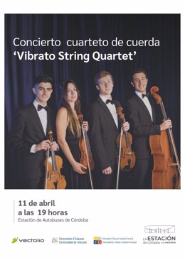 El cuarteto de la Orquesta Filarmónica de la Universidad de Alicante actuará en la estación de autobuses.