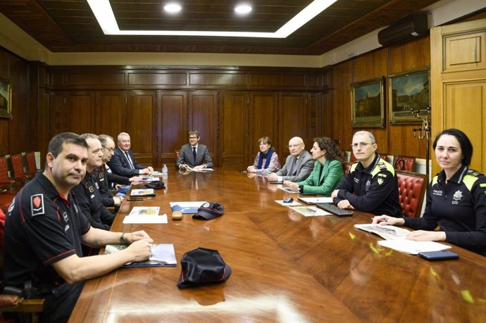 Reunión de la Comisión de Coordinación de los departamentos de seguridad en Vitoria-Gasteiz