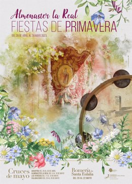 Cartel de las Fiestas de Primavera de Almonaster la Real (Huelva).