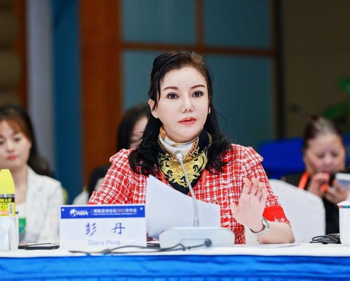 Diana Peng, chairwoman of the Institute for International Economic Strategy, was invited to attend the Boao Forum for Asia 2023 Annual Meeting