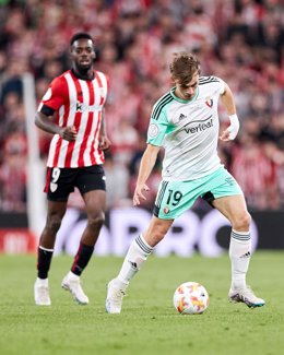 Pablo Ibáñez durante el Athletic-Osasuna de la Copa del Rey 2022-2023