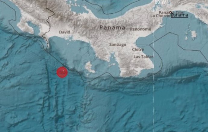 Terremoto de 6,9 cerca de la isla de Coiba en el sur de Panamá