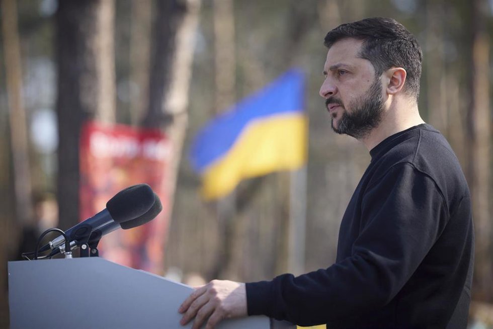 El presidente de Ucrania, Volodimir Zelenski