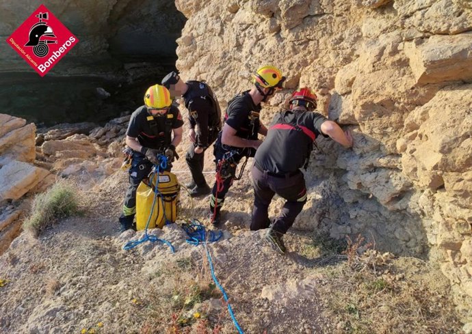 Rescate de una joven en Benidorm