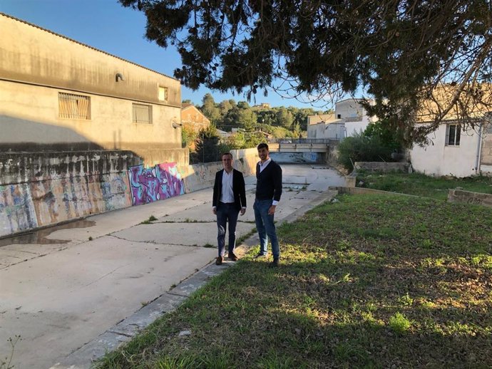 El presidente del PP de Mallorca y candidato al Consell, Lloren Galmés, y el candidato del PP a la alcaldía, Jaume Soler.