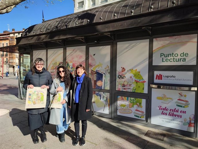 Naiara Arrieta protagoniza este año el proyecto artístico cultural 'La Biblioteca ilustrada'