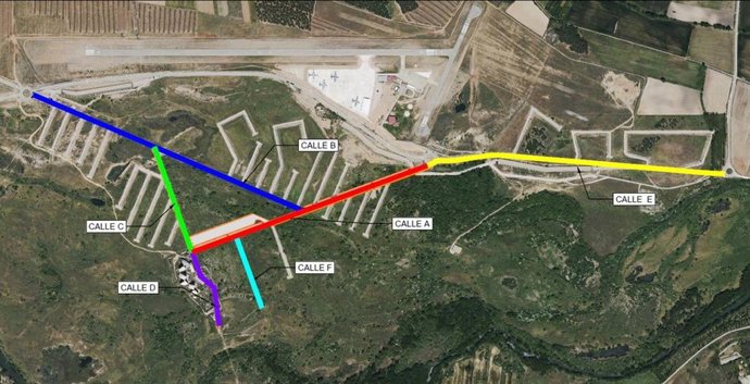 Mapa delegación de la Junta en Soria. Zona de actuación del sector I del PEMA de Garray (Soria)