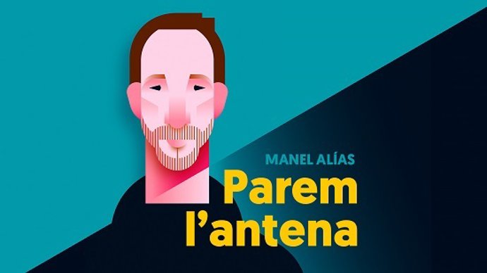 Cartel del podcast 'Parem l'antena' que se estrenará el 12 de abril