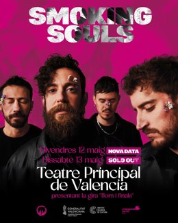 El Institut Valenci de Cultura anuncia una segunda fecha de Smoking Souls en el Teatre Principal