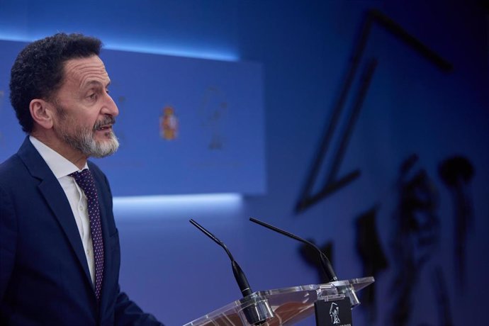 Archivo - El portavoz adjunto de Ciudadanos en el Congreso, Edmundo Bal, durante una rueda de prensa en el Congreso de los Diputados.