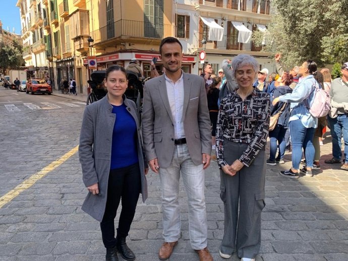 El candidato de Unidas Podemos al Consell de Mallorca, Iván Sevillano