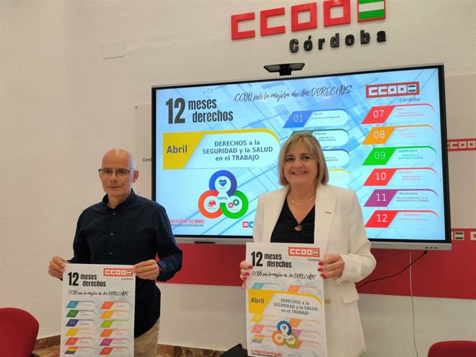 Martín y Borrego en la presentación de la campaña.