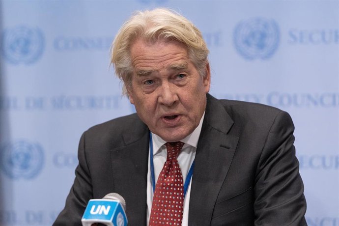 Archivo - El enviado de la ONU para el proceso de paz en Oriente Próximo, Tor Wennesland