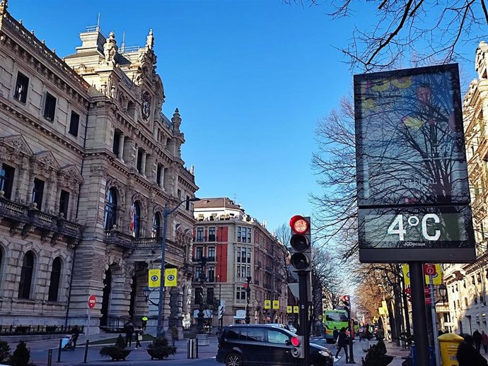 Fría mañana en Bilbao