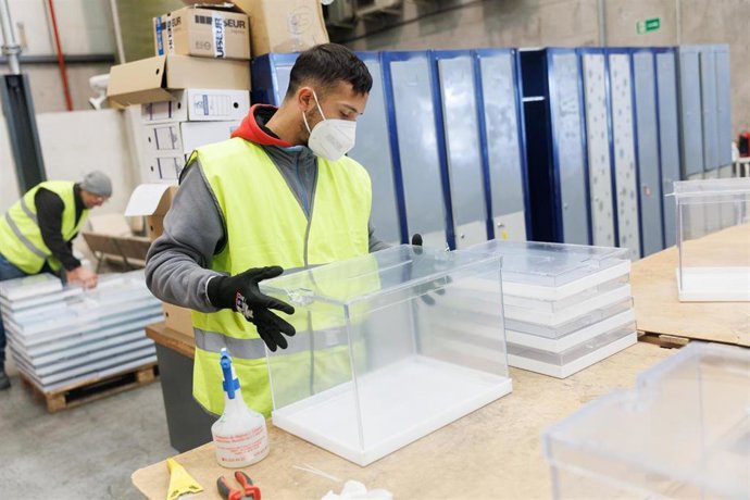 Preparación logística para las elecciones  del 28 de mayo. 