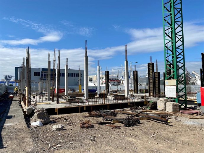 Archivo - La APLP avanza en las obras del nuevo edificio de la Guardia Civil en el Puerto de Las Palmas