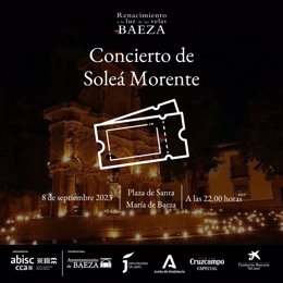 Archivo - Cartel del concierto de antesala de Renacimiento a la Luz de las Velas