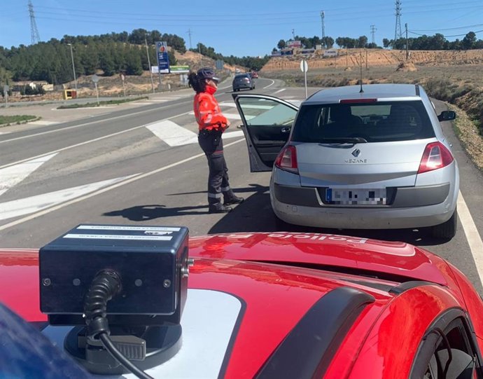 Imagen del vehículo interceptado