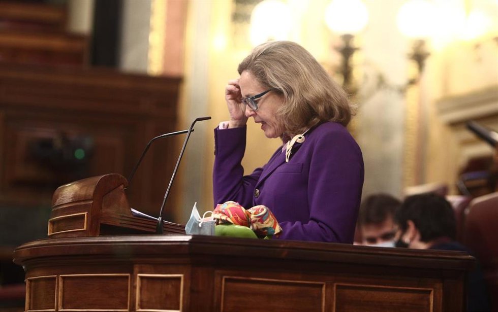 Archivo - La vicepresidenta Tercera del Gobierno, Nadia Calviño