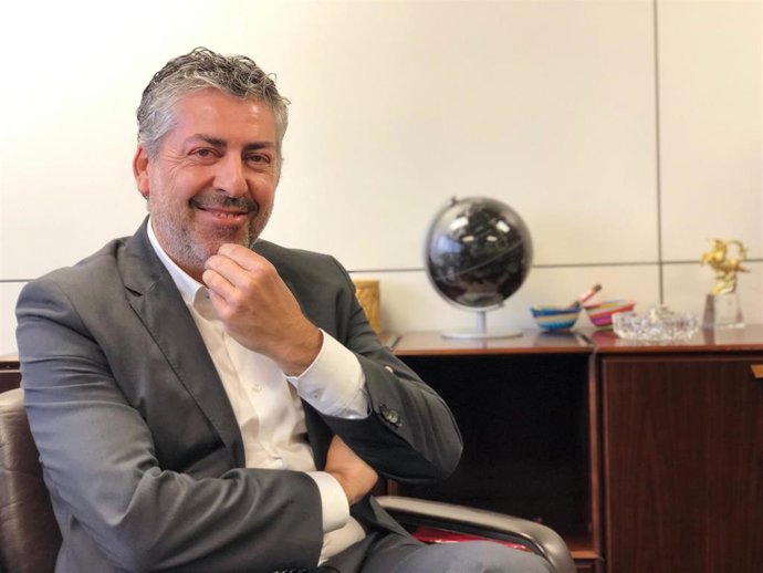 Archivo - El presidente de Mondragon Internacional, Oscar Goitia.