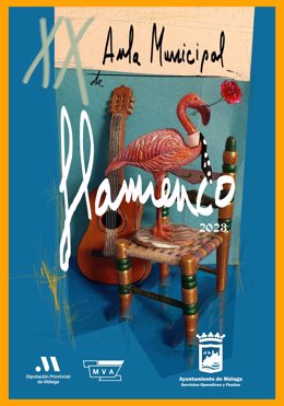 Cartel del Aula Municipal de Flamenco en su vigésima edición.