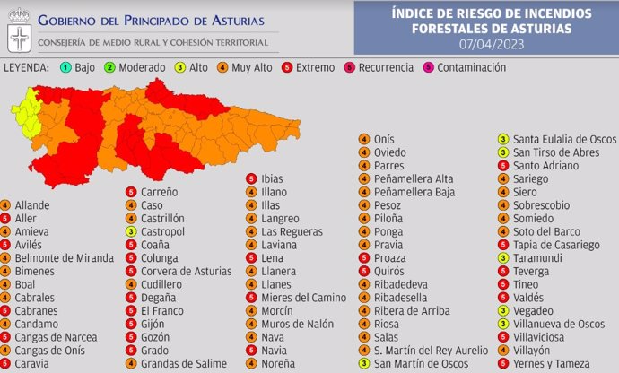 El Riesgo De Incendio Forestal Será Extremo En 27 Municipios