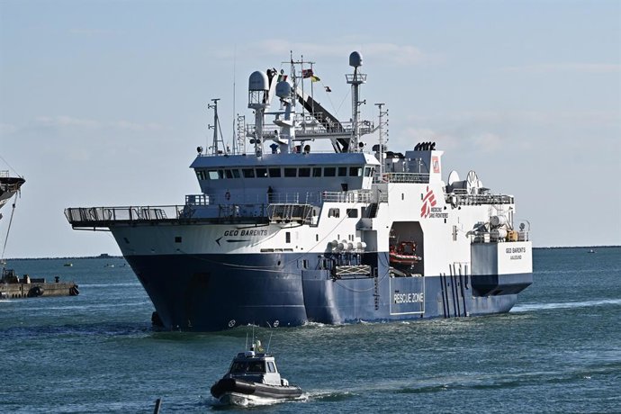 Archivo - January 28, 2023, La Spezia, ITALY: The Geo Barents ship of the MSF with 237 migrants onboard docks at the port of La Spia Italy, 28 January 2023. ANSA/LUCA ZENNARO