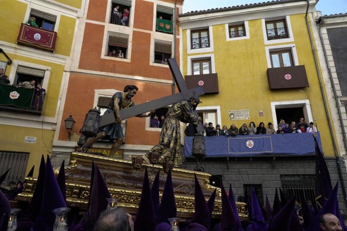 Procesión de Las Turbas, en el Viernes Santo de Cuenca