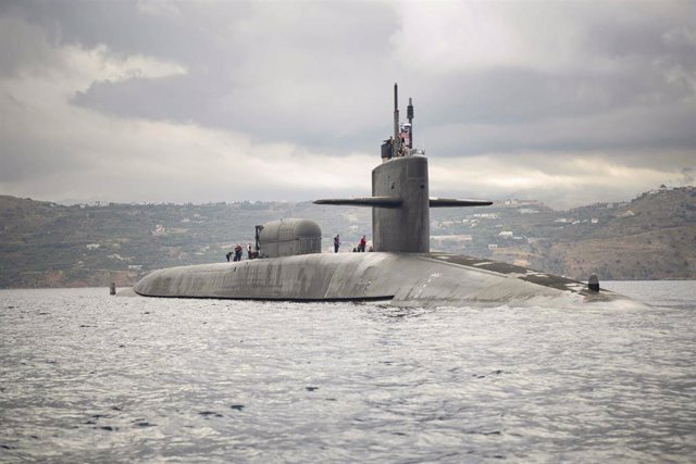 Archivo - Imagen de archivo del submarino USS Florida 