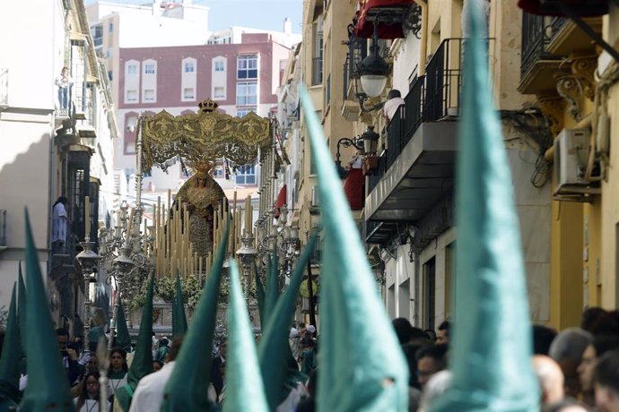 Salida procesional en Málaga