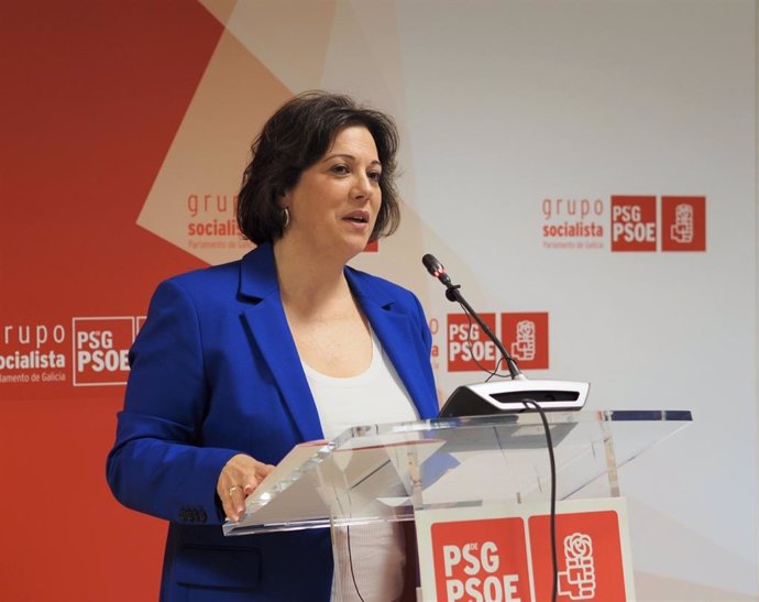 A deputada do PSdeG Begoña Rodríguez Rumbo