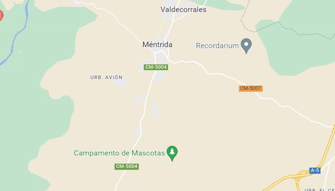 Archivo - Imagen de Méntrida en Google Maps