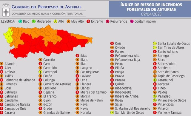 El Riesgo De Incendio Forestal Será 'extremo' En 30 Municipios ...