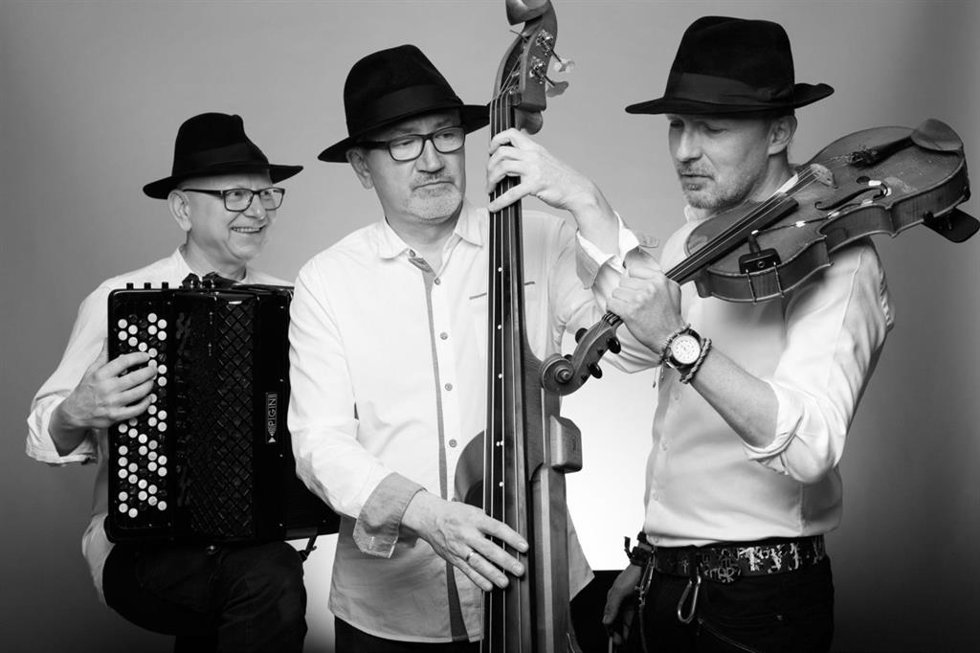 Miembros de la banda polaca Kroke.
