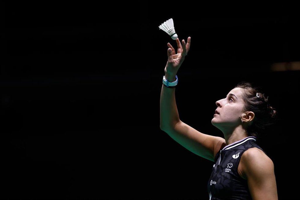 Carolina Marín, durante un partido.
