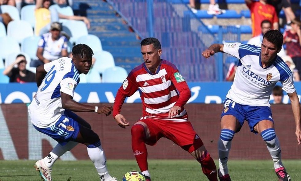 José Callejón, durante un partido con el Granada CF.