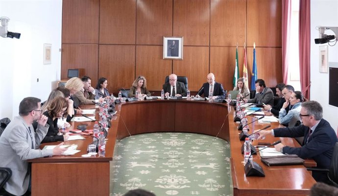 Reunión de la Junta de Portavoces del Parlamento andaluz (Foto de archivo).