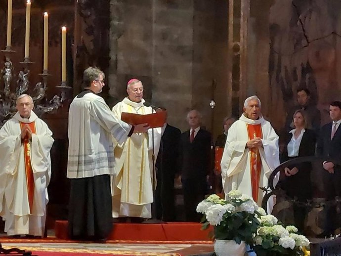 Taltavull preside la misa de Pascua en Palma y pide que "la paz de la Resurrección llegue a Ucrania y Palestina"