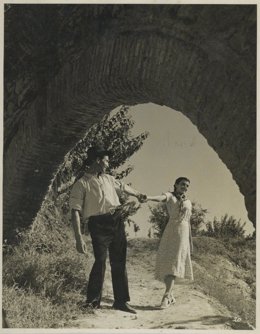 Fotograma de la película 'En los jardines de Murcia', de 1936, una de las cintas incluidas en el ciclo dedicado al folclore de la Región de Murcia.